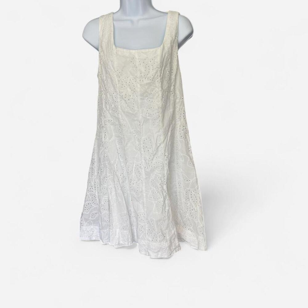 Calypso St Barth white eyelet dress Size 12